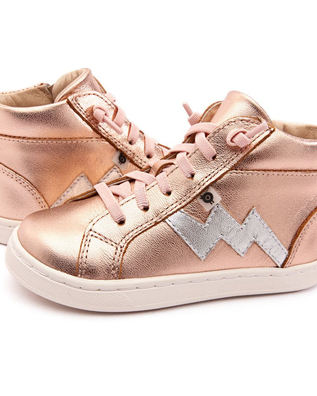 Old Soles-Bolty High Top Copper / Silver (White Sole)-#6126