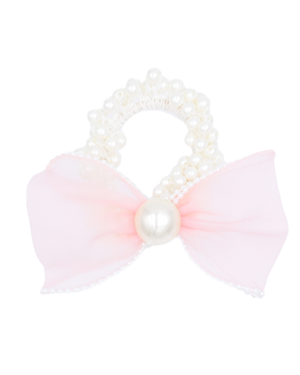 mimi tutu-MTPCS25006-Pearl Tulle Scrunchie