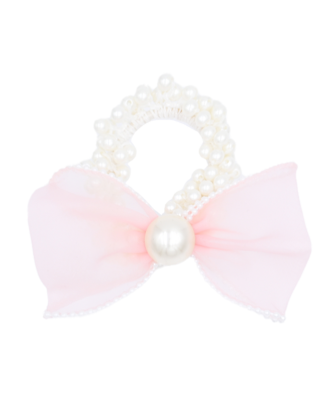 mimi tutu-MTPCS25006-Pearl Tulle Scrunchie