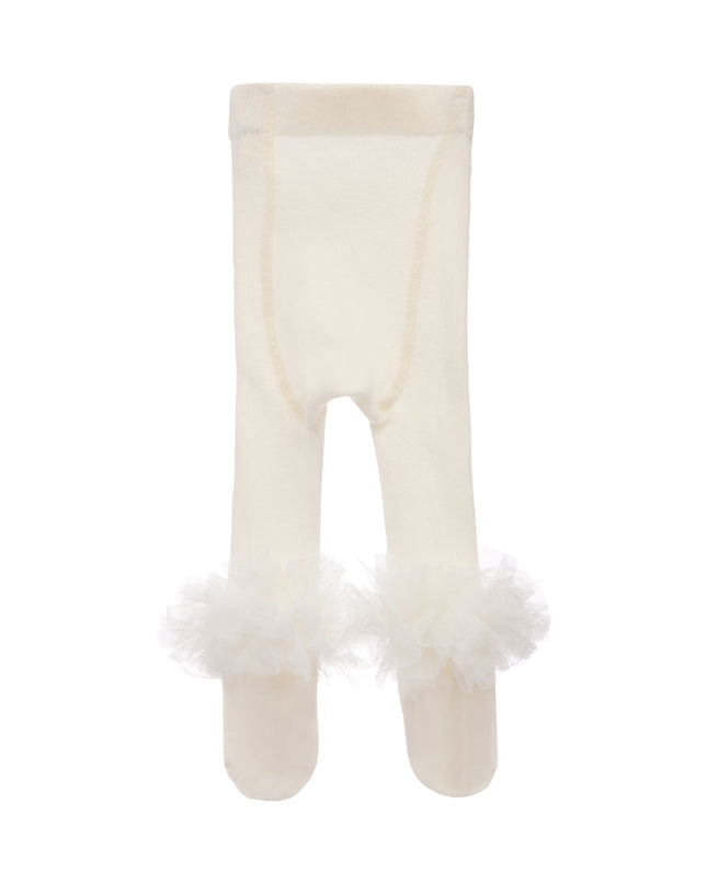 BANBLU-75C24P1E-AR-Cream-Ankle Ruffle Tights