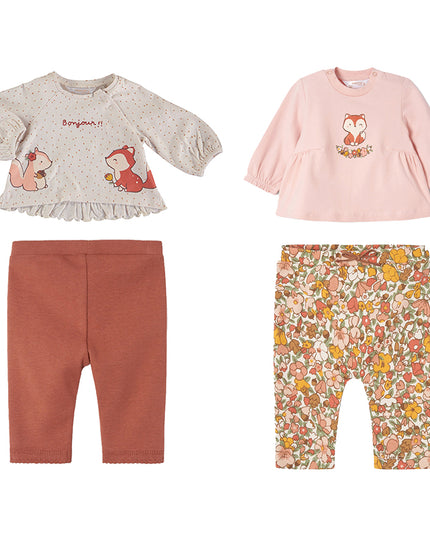 Mayoral-BG-Cream vigo-2 l/s t-shirts set-2086-92