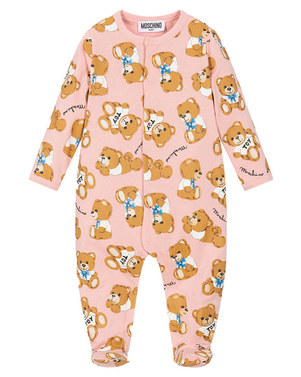 MOSCHINO-BEAR PRINT BODYSUIT-MUT02W-LAB48-82577-SUGAR