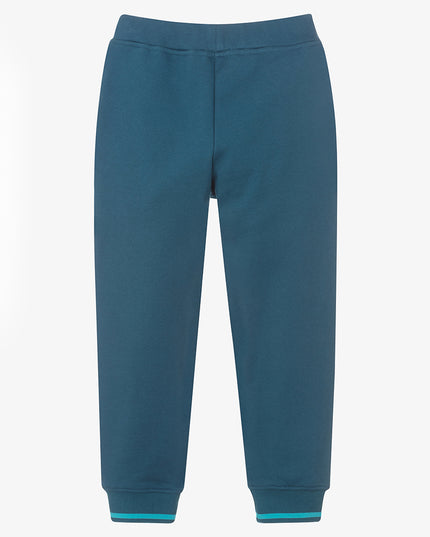 armani-Blue Logo Sweatpants-6l4pj7-4j5gz-0955