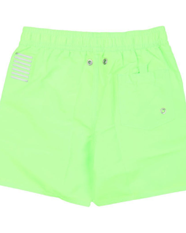 Kids Atelier-Armani-Light Green Swim Shorts