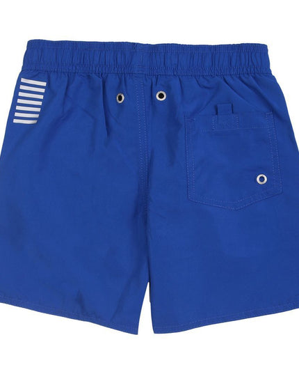 Kids Atelier-Armani-Blue Swim Shorts