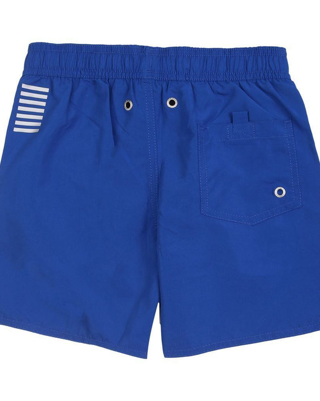 Kids Atelier-Armani-Blue Swim Shorts