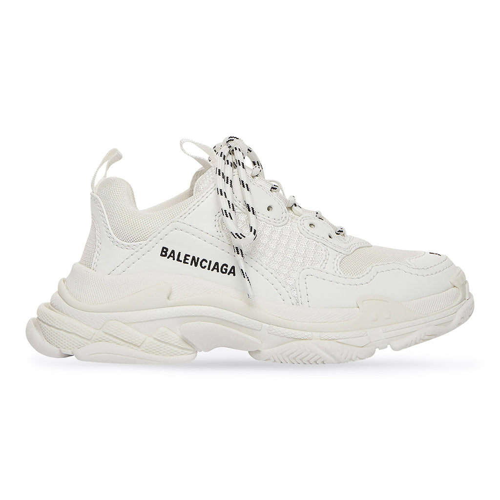 White Triple S Trainers - kids atelier