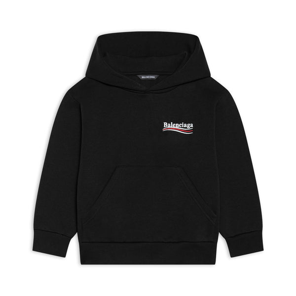 Black Logo Hoodie - kids atelier