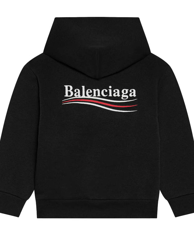 balenciaga-Black Logo Hoodie-682019tmve61070