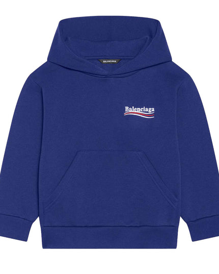 balenciaga-Blue Logo Hoodie-682019tmve61195