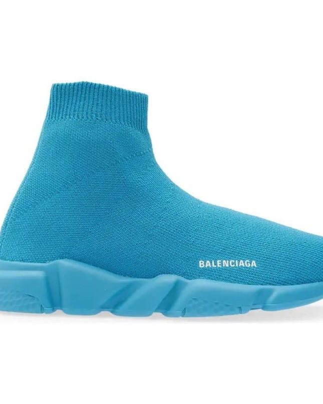 Kids Atelier-Balenciaga-Caribbean Blue Speed Trainer