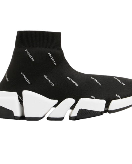 Kids Atelier-Balenciaga-Black Speed Sneakers