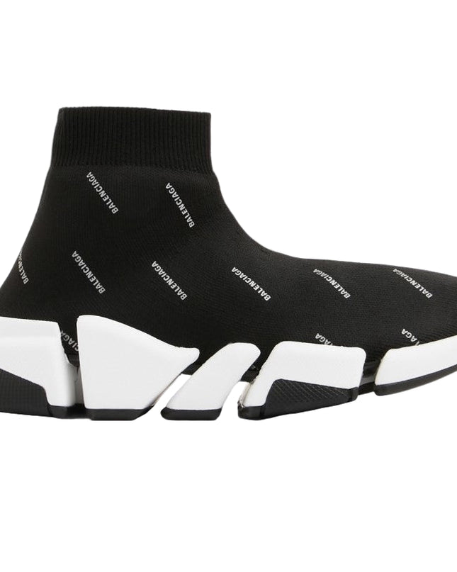 Kids Atelier-Balenciaga-Black Speed Sneakers