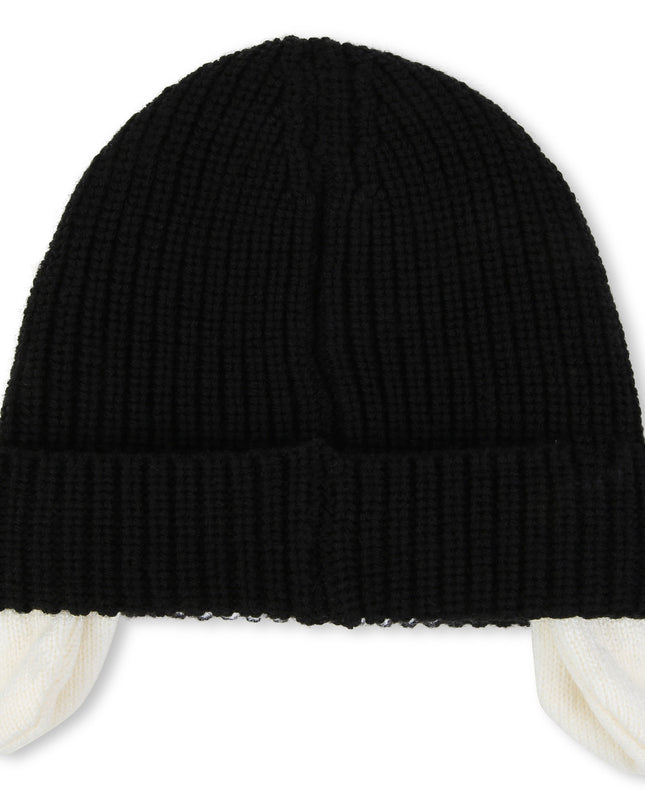 Black Logo Knitted Hat