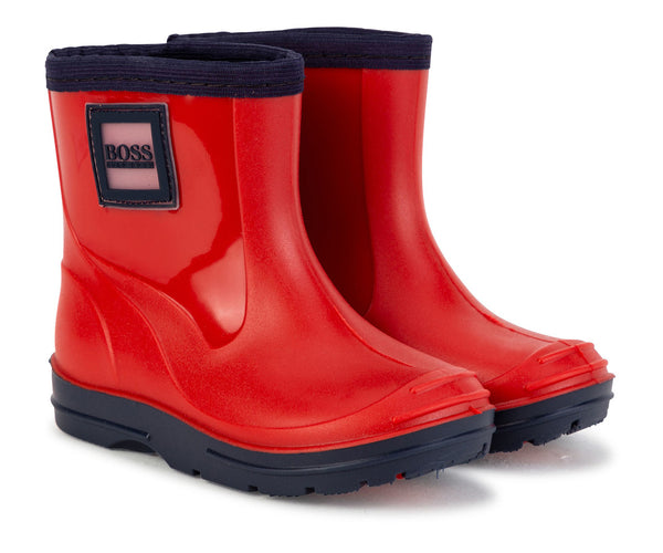 Red Rubber Wellington Boots kids atelier