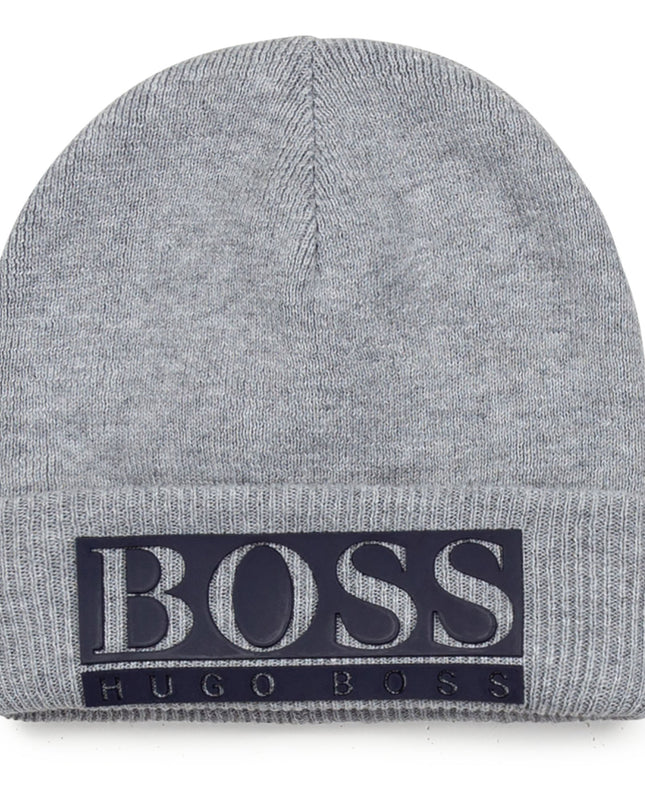 BOSS-KB- GRAY-PULL ON HAT-J21240-A32