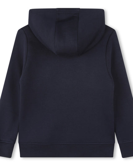 Navy Hooded Logo Sweatshirt