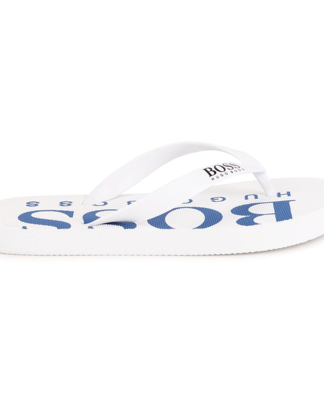 boss-White Flip Flops-j29286-10b