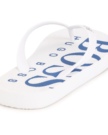 boss-White Flip Flops-j29286-10b