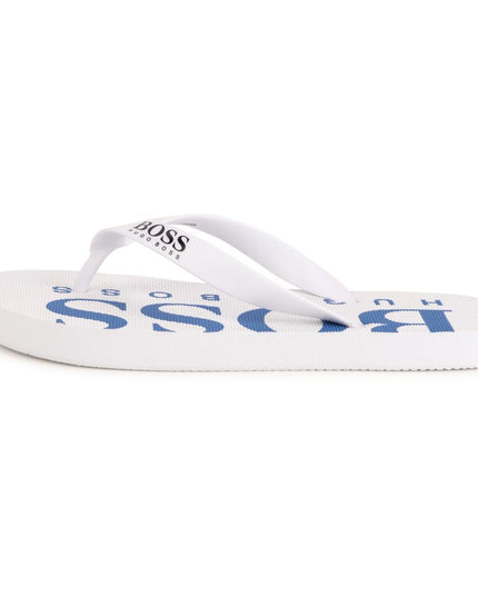 boss-White Flip Flops-j29286-10b