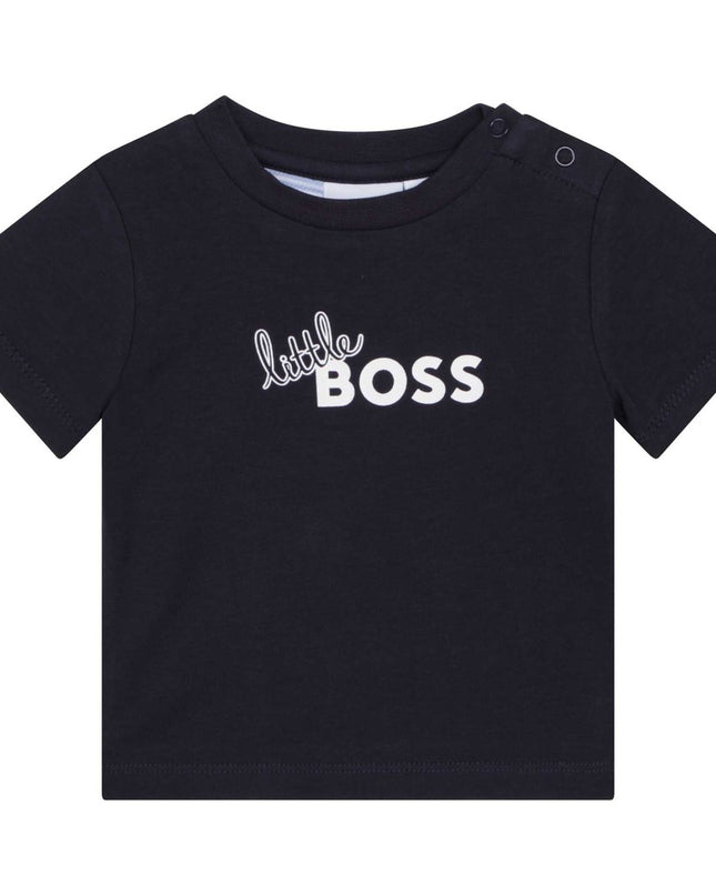 boss-j98415-849-nb-Blue T-Shirt & Shorts Set