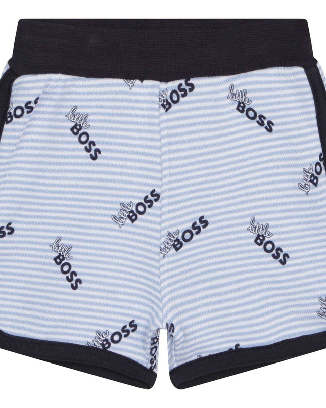 boss-j98415-849-nb-Blue T-Shirt & Shorts Set