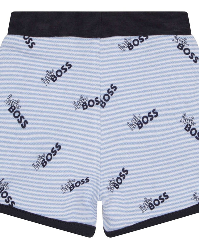boss-j98415-849-nb-Blue T-Shirt & Shorts Set