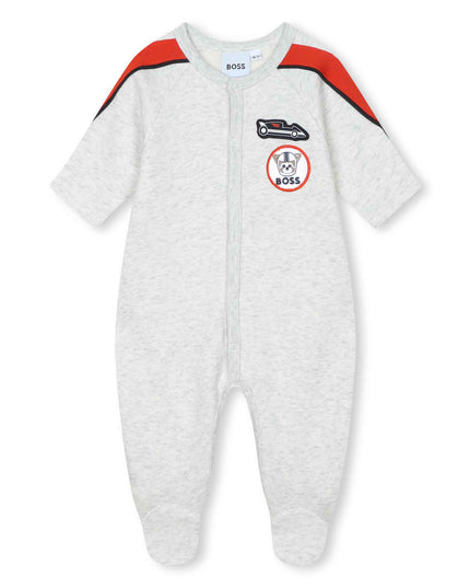 boss-j98436-a10-Logo-Embroidered Knitted Pyjama (set of two)