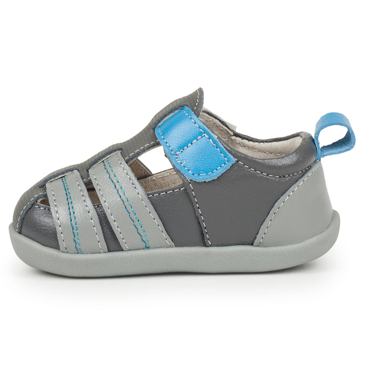 See Kai Run Gray Caleb-Shoes-See Kai Run-kids atelier