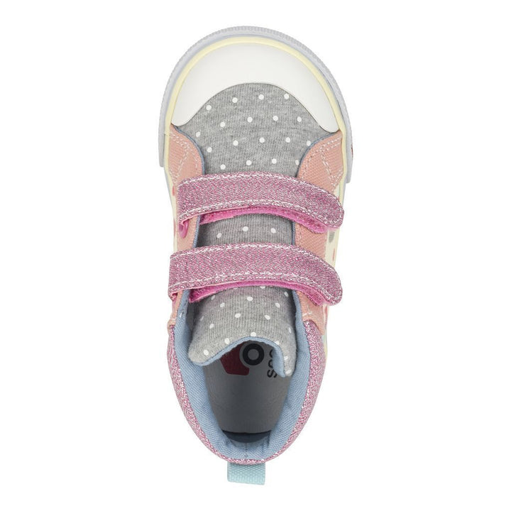 See Kai Run Kya Pink & Gray Pattern Jersey Mix-Shoes-See Kai Run-kids atelier