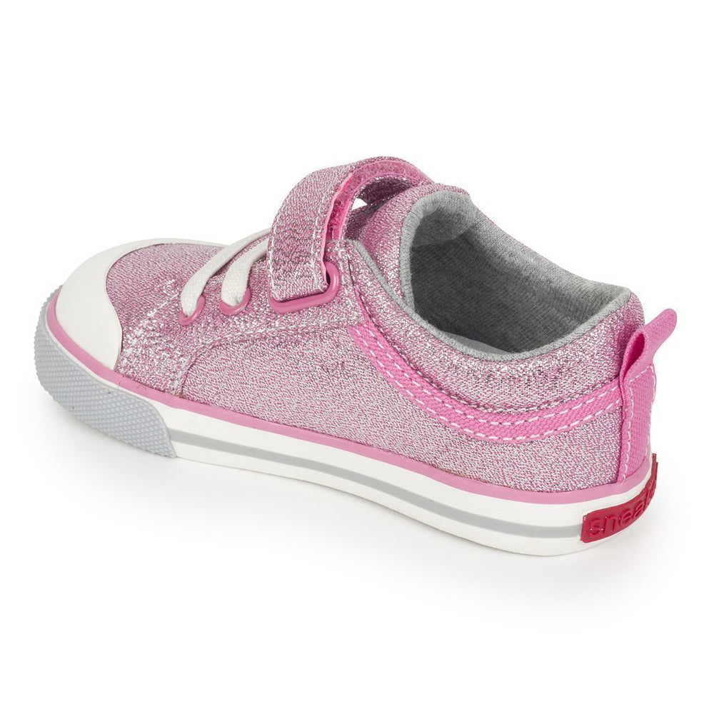 See Kai Run Kristin Pink Glitter Sneakers-Shoes-See Kai Run-kids atelier