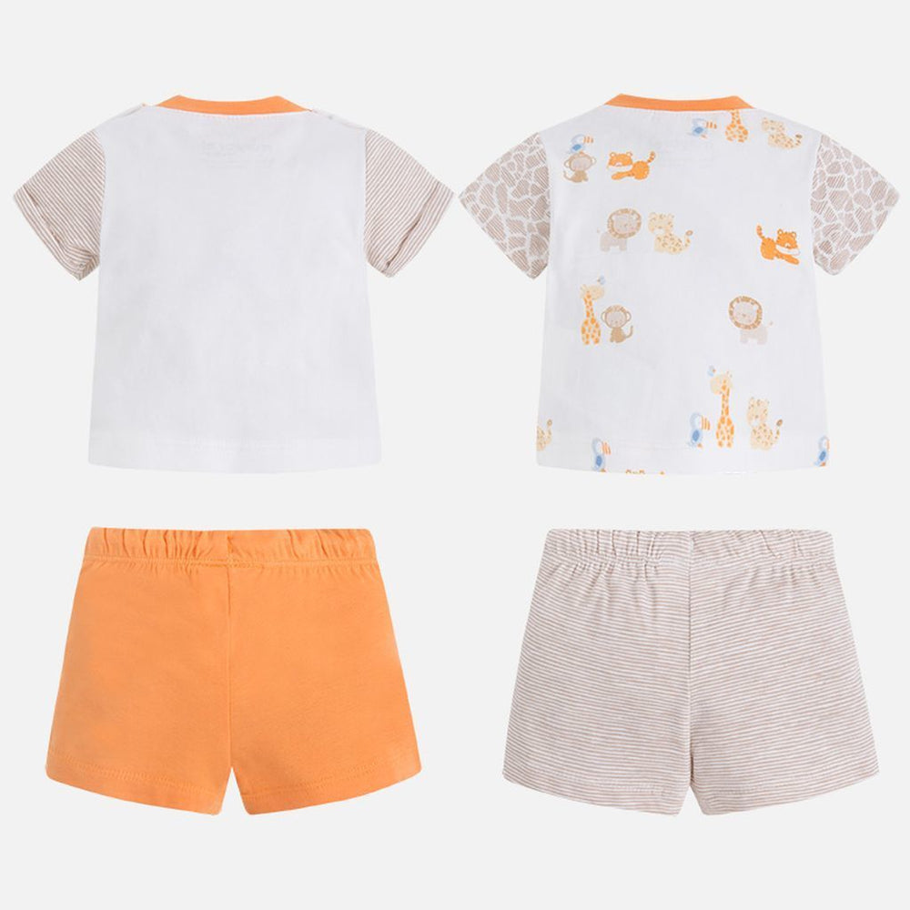 Mayoral 4 Piece Peach Knit Set-Outfits-Mayoral-kids atelier
