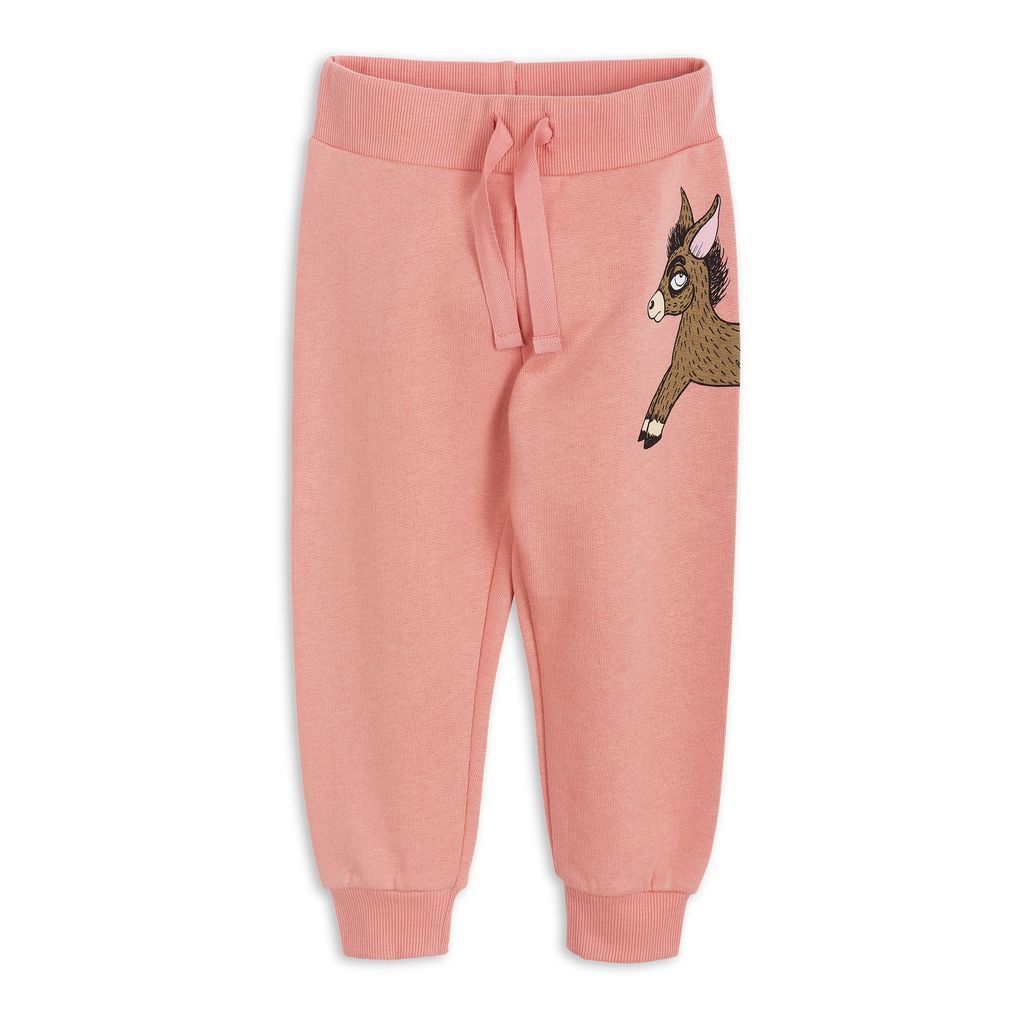 Mini Rodini Pink Donkey Sweatpants-Pants-Mini Rodini-kids atelier