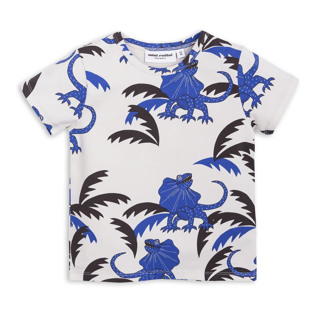 Mini Rodini Blue Draco T-Shirt-Shirts-Mini Rodini-kids atelier