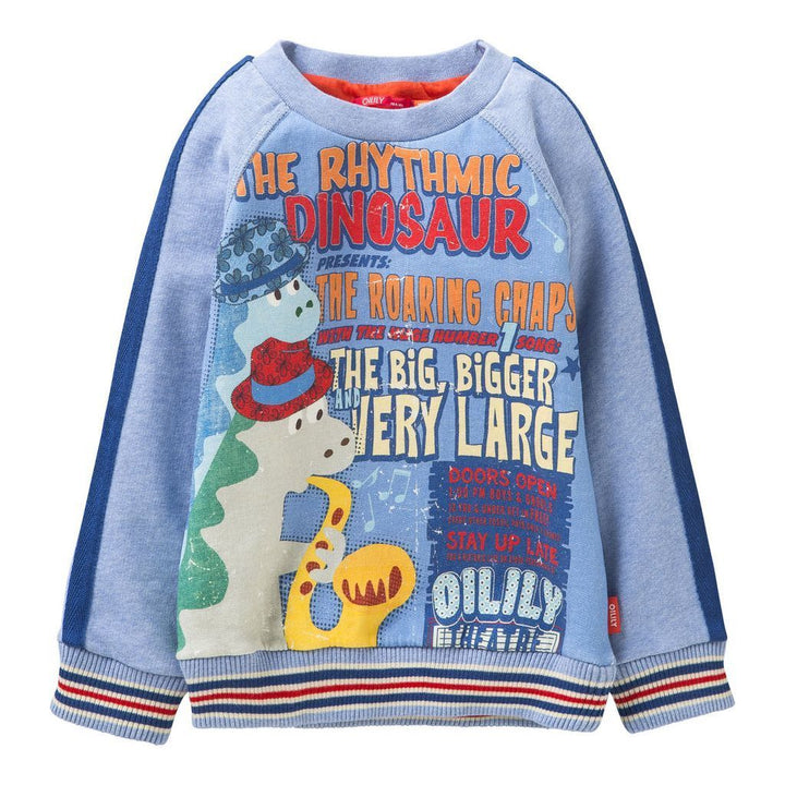 Oilily Blue Jazzy Hobbe Sweater-Sweaters-Oilily-kids atelier