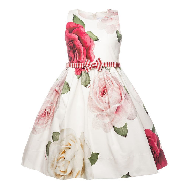 Monnalisa Ottoman Dress-Dresses-Monnalisa-kids atelier