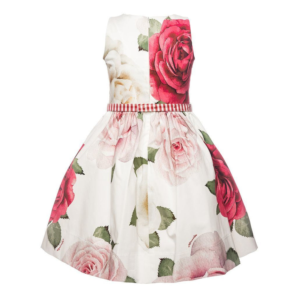 Monnalisa Ottoman Dress-Dresses-Monnalisa-kids atelier