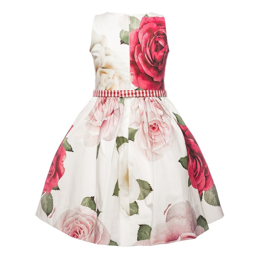 Monnalisa Ottoman Dress-Dresses-Monnalisa-kids atelier