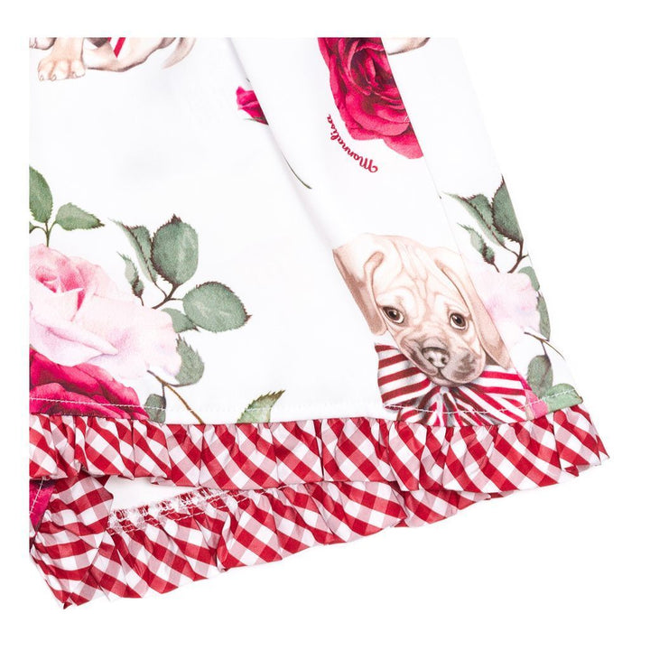 Monnalisa Tuta Country Rose Romper-Bodysuits-Monnalisa-kids atelier