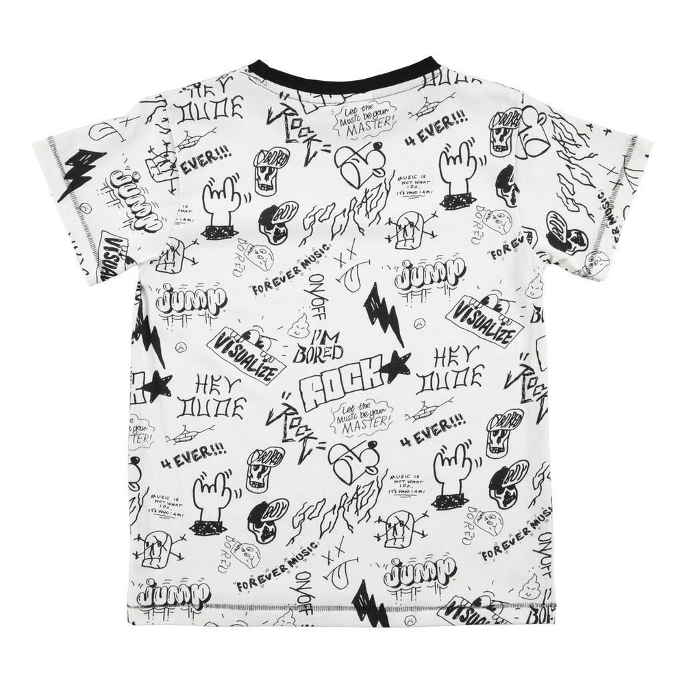 MOLO-TOPS-Ragnij-1W17A218-4653 Teen doodles-T-Shirt-Molo-kids atelier