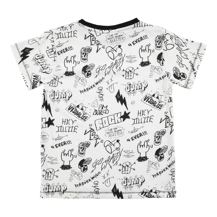 MOLO-TOPS-Ragnij-1W17A218-4653 Teen doodles-T-Shirt-Molo-kids atelier