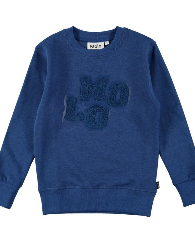 Molo Mortimer Monaco Blue Tops-Sweaters-Molo-kids atelier