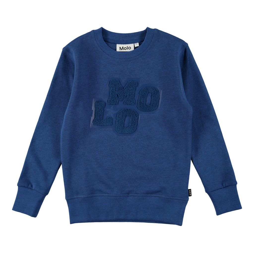 Molo Mortimer Monaco Blue Tops-Sweaters-Molo-kids atelier