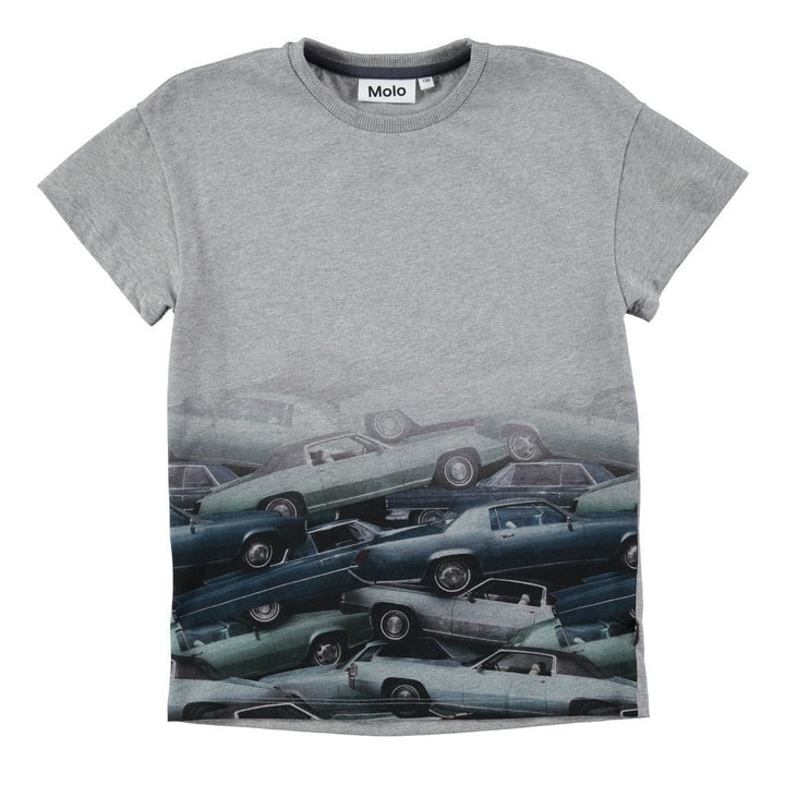 Molo Ruis Fading Stacked Cars Tops-T-Shirt-Molo-kids atelier
