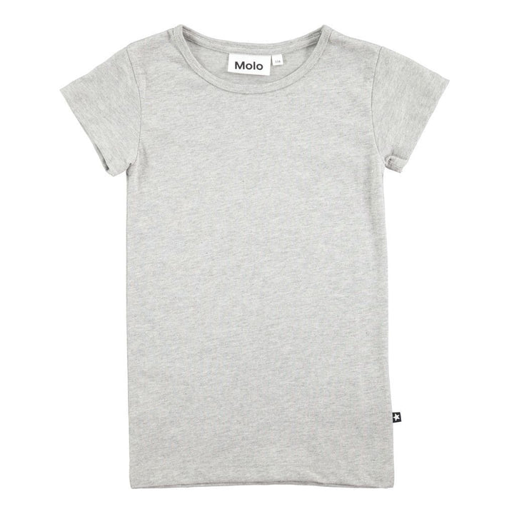 molo-Rasmine Grey Melange T-Shirts-2w17a204-1046