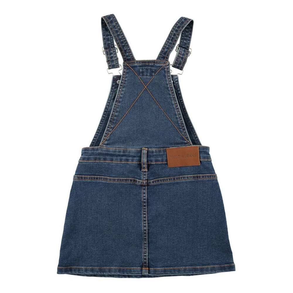 Molo Carolyn Washed indigo Dress-Dresses-Molo-kids atelier