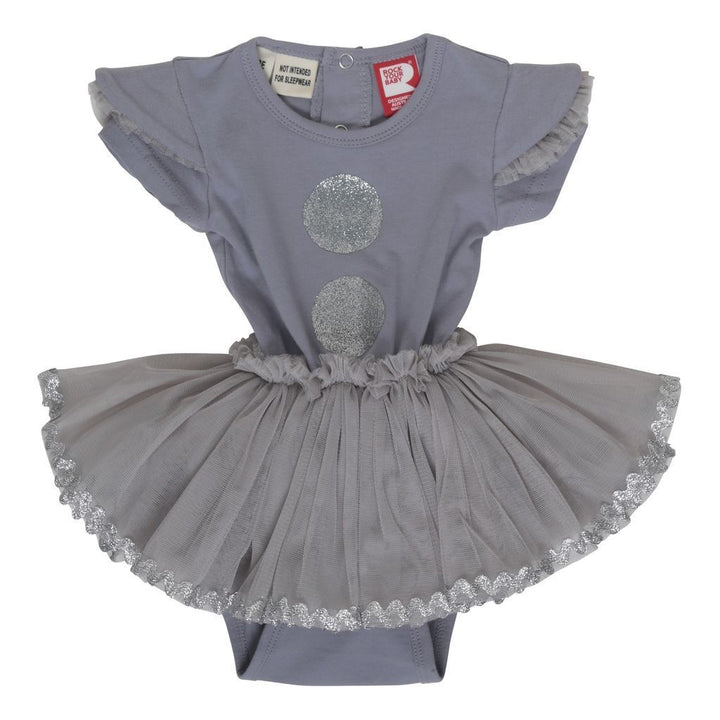 Rock Your Baby Silver Dot-LS Dress-Dresses-Rock Your Baby-kids atelier