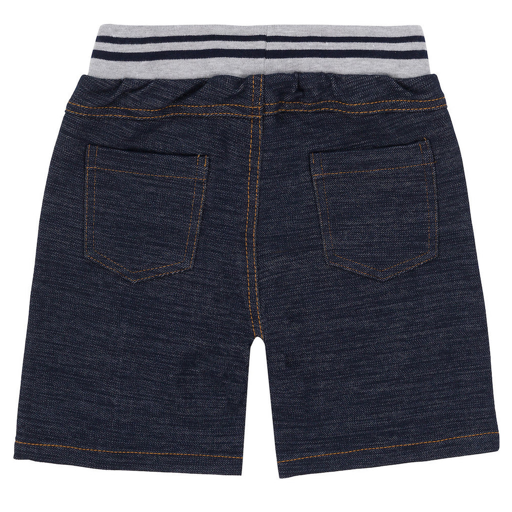 Deux Par Deux Navy Blue Shorts-Shorts-Deux Par Deux-kids atelier