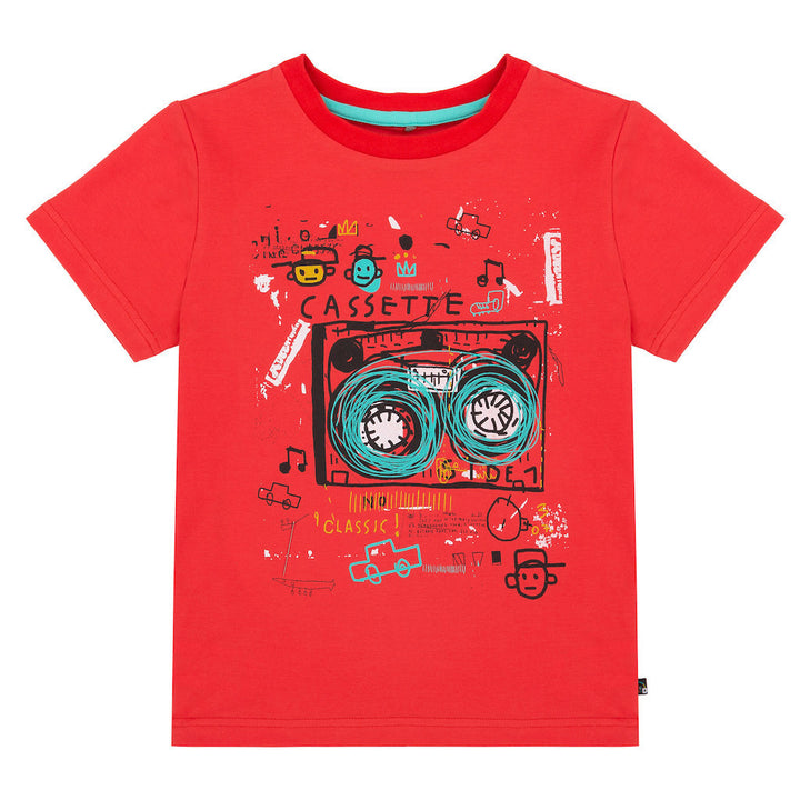 Deux Par Deux Poppy Red Top-Shirts-Deux Par Deux-kids atelier