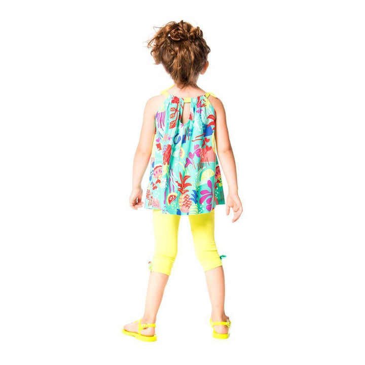 Deux Par Deux Printed Tunic & Limeade Legging Set-Outfits-Deux Par Deux-kids atelier